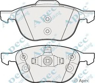 APEC BRAKING pad1821 -  Комплект тормозных колодок, дисковый тормоз